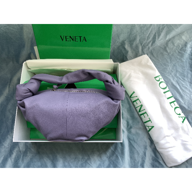 Bottega Veneta - 【新品未使用】ボッテガヴェネタ ダブルノット バッグ ハンドバッグ ラベンダー