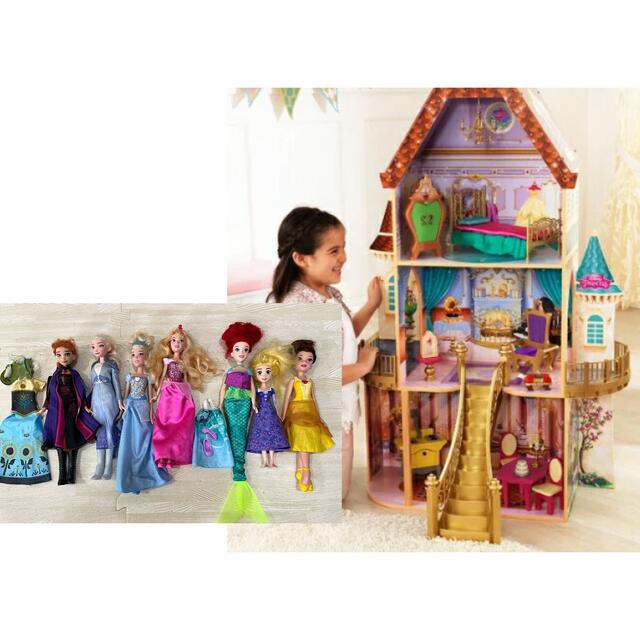 Disney ディズニープリンセス人形遊びセット ドールハウスの通販 By コヤンイ ディズニーならラクマ