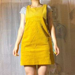 ザラ(ZARA)のZARA ジャンパースカート(ひざ丈ワンピース)