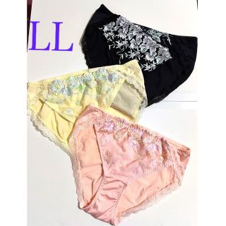 早い者勝ち❣【LL3枚set】 レディースショーツ  大きいサイズ パンティ(ショーツ)