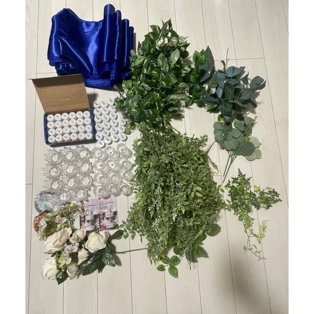 IKEA(イケア)の結婚式　テーブル　飾り　キャンドル ハンドメイドのインテリア/家具(アロマ/キャンドル)の商品写真