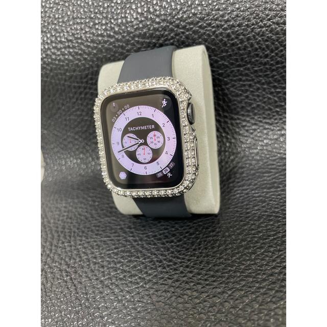 Apple Watch(アップルウォッチ)の41mm45mm対応　アップルウォッチ用カスタムczダイヤモンド メンズの時計(その他)の商品写真