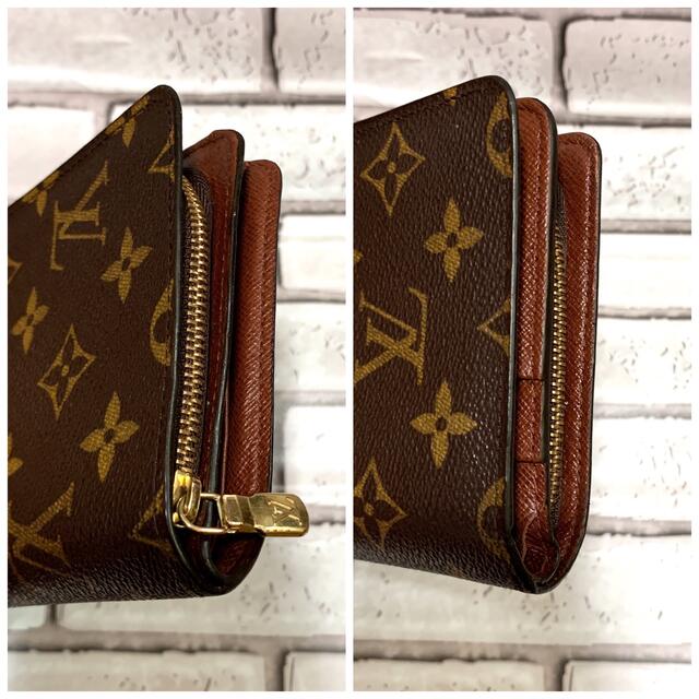 LOUIS VUITTON モノグラム ポルトパピエジップ 二つ折り財布