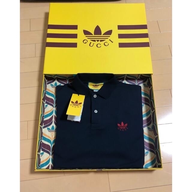 Gucci(グッチ)のGUCCI adidas ポロシャツ　sサイズ メンズのトップス(ポロシャツ)の商品写真