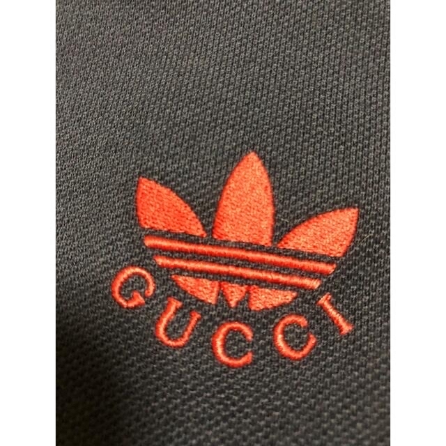 Gucci(グッチ)のGUCCI adidas ポロシャツ　sサイズ メンズのトップス(ポロシャツ)の商品写真