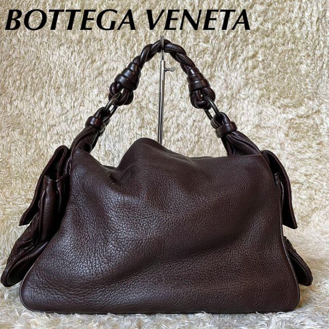 バッグ【BOTTEGA VENETA】ハンドバッグ　柔らかレザー　イントレチャート