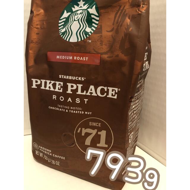 コストコ(コストコ)のコストコ☕️スターバックス パイクプレイスロースト　793g   食品/飲料/酒の飲料(コーヒー)の商品写真