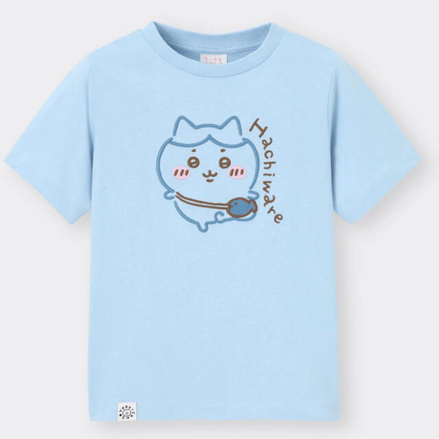 【新品未使用】ちいかわ GU 150 Tシャツ　ハチワレ