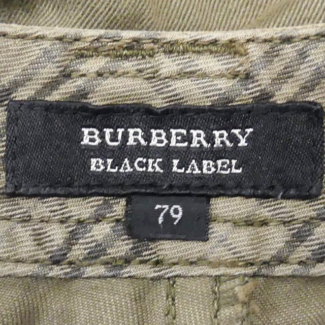 BURBERRY BLACK LABEL(バーバリーブラックレーベル)の廃盤 バーバリー カーゴパンツ ハーフパンツ M メンズ チェック HH8355 メンズのパンツ(ショートパンツ)の商品写真