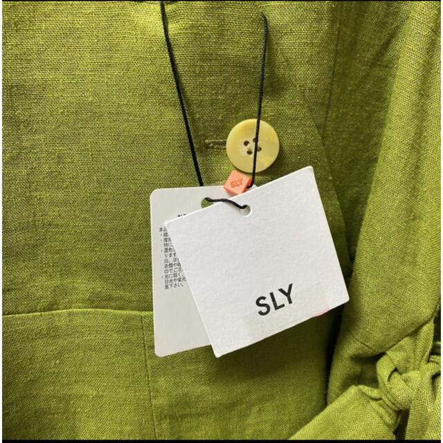 SLY(スライ)の『♡SLY♡』リネンワンピース(オールインワン)新品未使用(完売)♪ レディースのワンピース(ひざ丈ワンピース)の商品写真