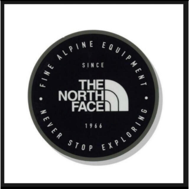 THE NORTH FACE(ザノースフェイス)の【未開封新品】ノースフェイス　ステッカー　シール　黒色　耐水性　直径65mm  レディースのファッション小物(その他)の商品写真