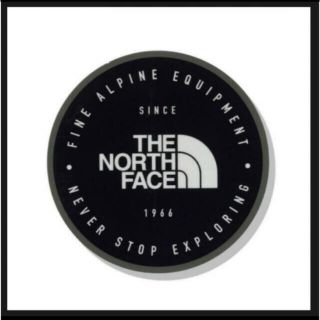 ザノースフェイス(THE NORTH FACE)の【未開封新品】ノースフェイス　ステッカー　シール　黒色　耐水性　直径65mm (その他)