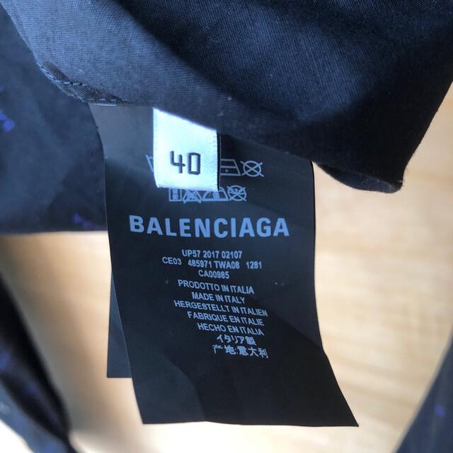 BALENCIAGA ロゴシャツ ブラック 総柄 バレンシアガ 商品の状態