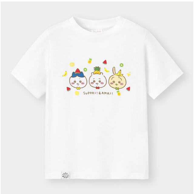 GU(ジーユー)の【新品未使用】ちいかわ　GU  Kids Tシャツ150 キッズ/ベビー/マタニティのキッズ服女の子用(90cm~)(Tシャツ/カットソー)の商品写真