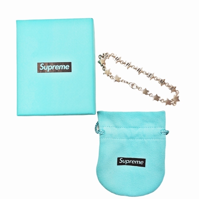 Supreme(シュプリーム)のシュプリーム × ティファニー 21AW スターブレスレット ロゴ シルバー メンズのアクセサリー(バングル/リストバンド)の商品写真