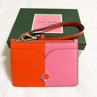 ケイトスペードニューヨーク(kate spade new york)の【専用】kate spade ケイトスペード カードケース キーケース★美品(名刺入れ/定期入れ)