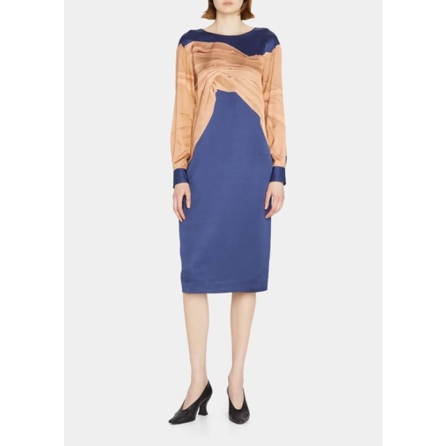 DRIES VAN NOTEN - 【新品未使用】D サテンシャツドレスの通販 by