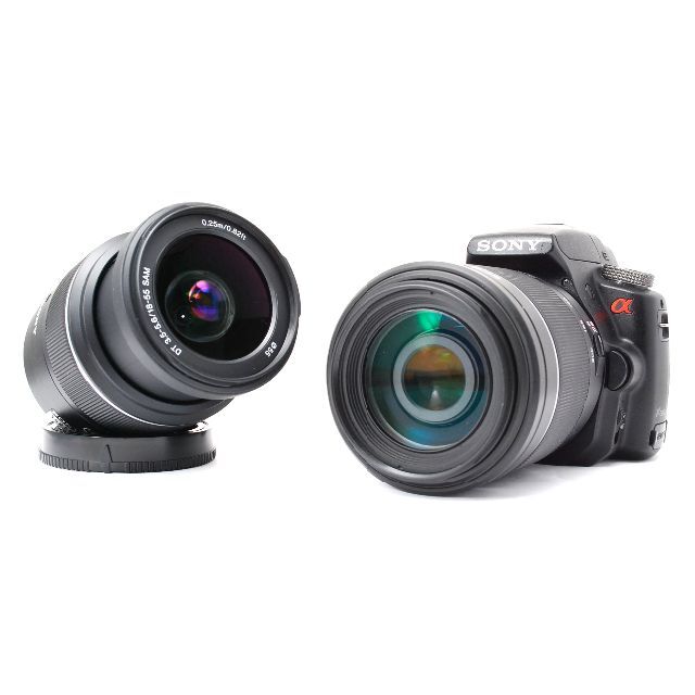 ■ 美品 ■ SONY α55 SLT-A55VL ダブルズームレンズキット 9