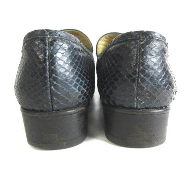 Gucci(グッチ)のグッチ ホースビット パイソン レザー ローファー シューズ 黒 37 レディースの靴/シューズ(ローファー/革靴)の商品写真