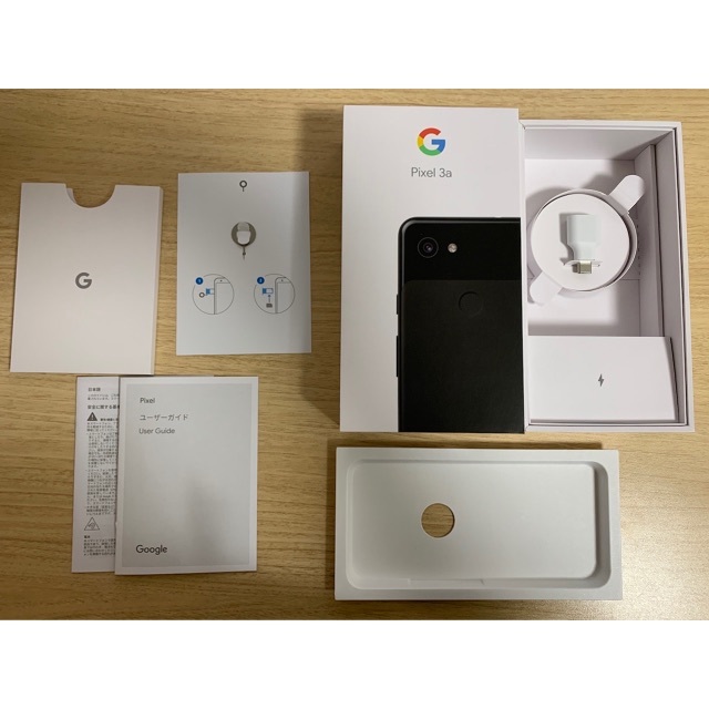 Google Pixel3a Just Black 64GB SIMフリー 箱付 当社の aulicum.com ...
