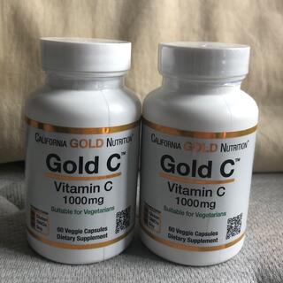 iHerb  Gold C（ゴールドC）ビタミンC、ベジカプセル60粒　×2(ビタミン)