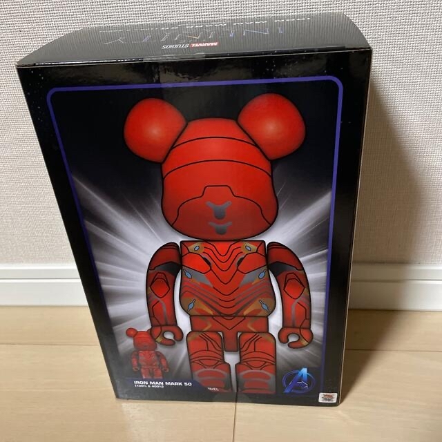 フィギュア 値引きセール BE@RBRICK IRON MAN MARK 50 100% & 400