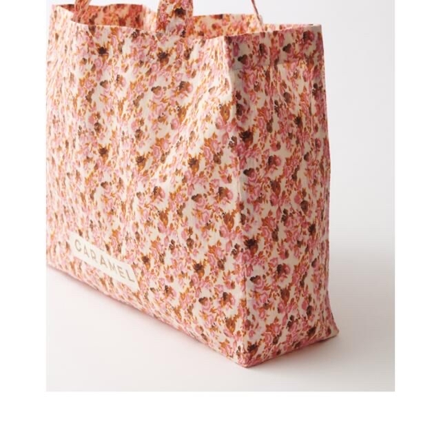 新品 caramel キャラメル トートバッグ 花柄 - antallaktikos.gr