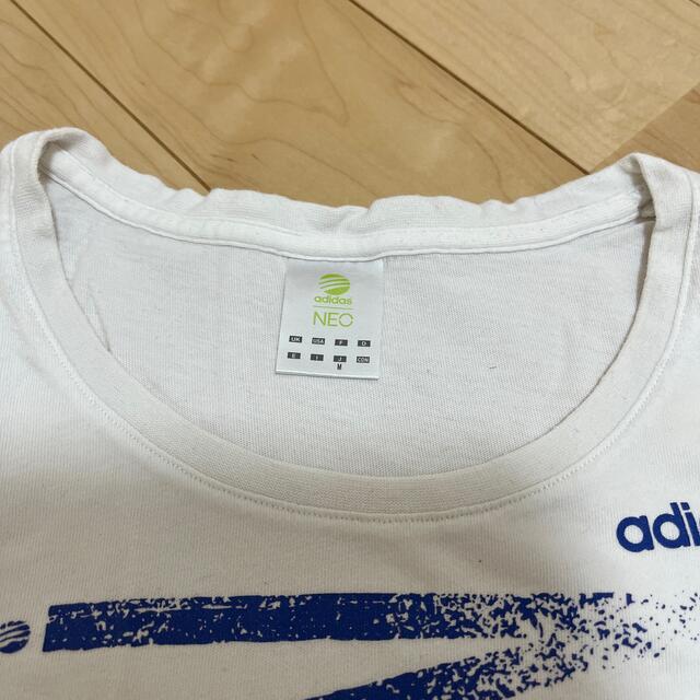 adidas(アディダス)のadidas neo Tシャツ(白×柄) スポーツ/アウトドアのスポーツ/アウトドア その他(その他)の商品写真