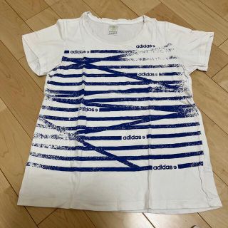 アディダス(adidas)のadidas neo Tシャツ(白×柄)(その他)