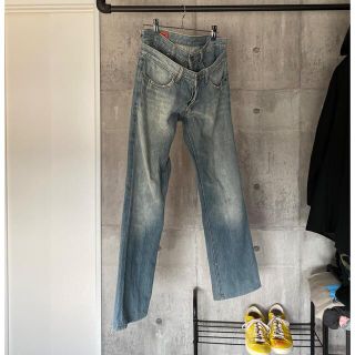 ミュウミュウ(miumiu)の✔︎00s layered denim pants(デニム/ジーンズ)