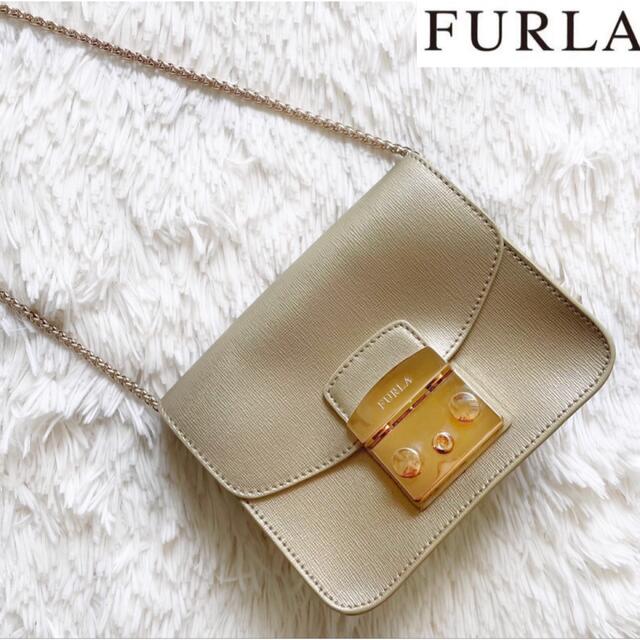 美品 FURLA フルラ メトロポリス 2wayショルダー バッグ 通勤 A4