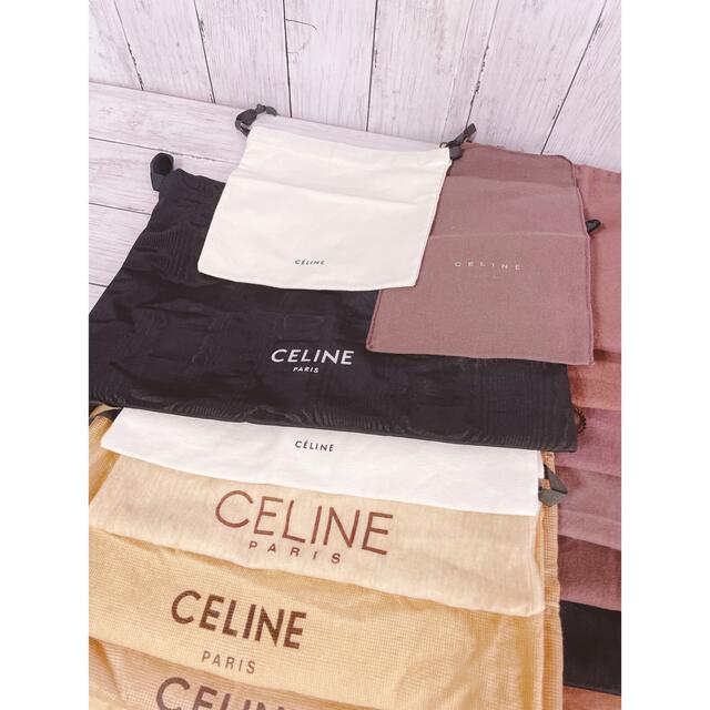 celine(セリーヌ)のH1266 CELINE セリーヌ　保存袋　袋　収納　まとめ　大量　超特大　大 レディースのバッグ(ショップ袋)の商品写真