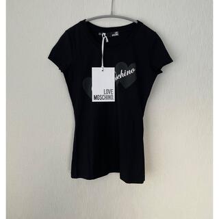 モスキーノ(MOSCHINO)の【新品】MOSCHINO  モスキーノ ロゴ ブラック Tシャツ(Tシャツ(半袖/袖なし))
