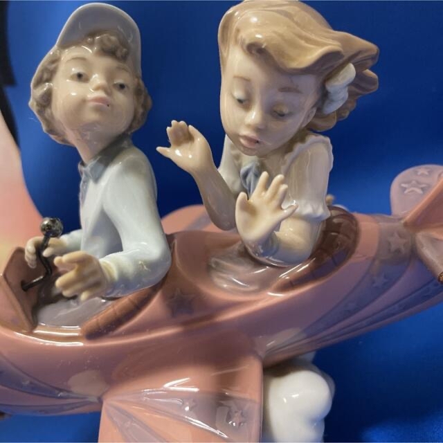 LLADRO リヤドロ 飛行機の二人 絶版