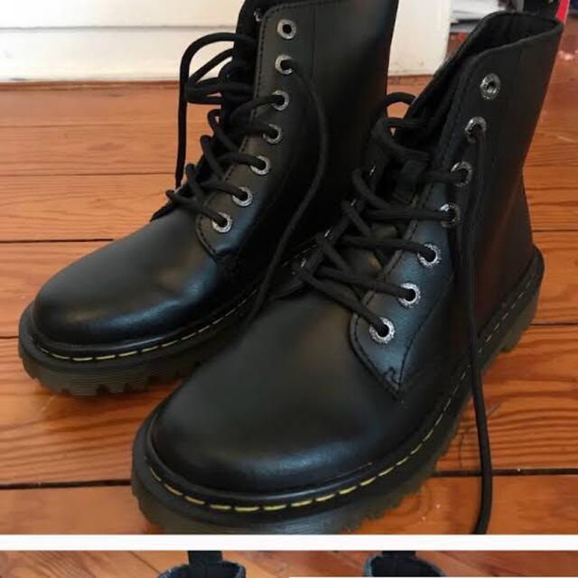 Dr.Martens Luana レザー コンバットブーツ 1