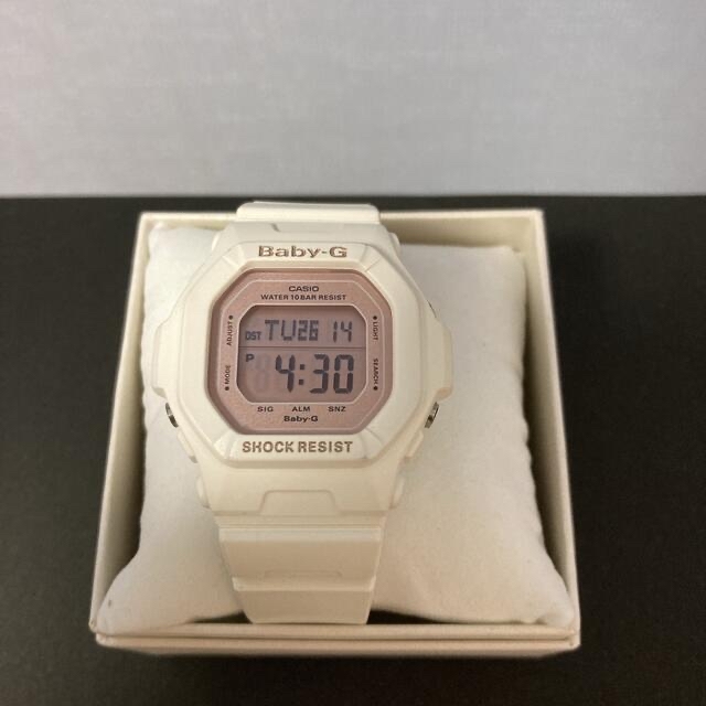 美品✨1点限り!!⠀baby-G CASIO】ホワイト×ピンクゴールド-