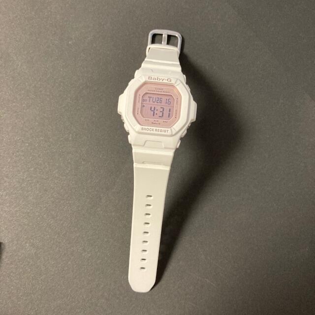 Baby-G - 美品 CASIO BABY-G 3286 JA ホワイト×ピンク 電池入りの通販