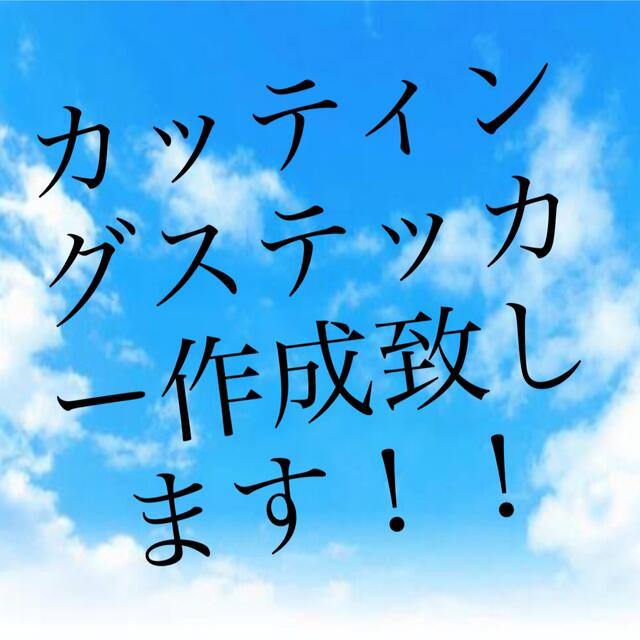 オーダーメイドカッティングステッカー作成します！の通販 by さがなみ# ラクマ 【在庫僅少】