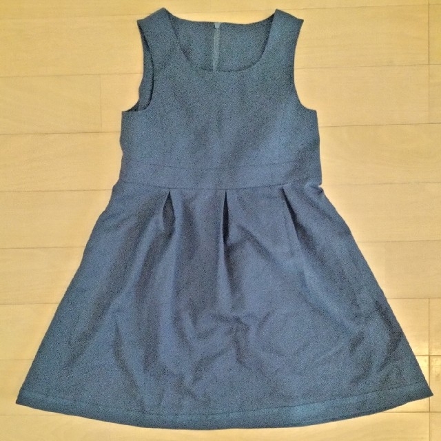 140 ブラックワンピース キッズ/ベビー/マタニティのキッズ服女の子用(90cm~)(ワンピース)の商品写真