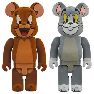 メディコムトイ(MEDICOM TOY)のTOM & JERRY 100% & 400%ベアブリック 2種セット未開封(その他)