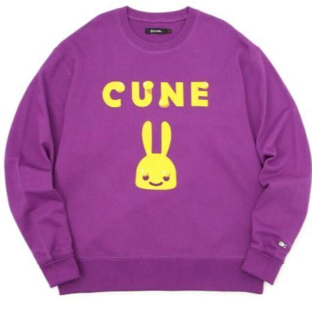 CUNE(キューン)の新品 cune キューン ちょっといい ゆるだぼ スウェット 紫 メンズのトップス(スウェット)の商品写真