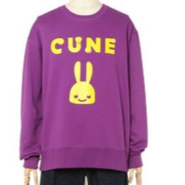 CUNE(キューン)の新品 cune キューン ちょっといい ゆるだぼ スウェット 紫 メンズのトップス(スウェット)の商品写真