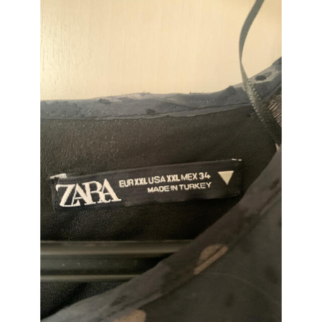 ZARA(ザラ)のZARA 大きいサイズ　ワンピース　 レディースのワンピース(ひざ丈ワンピース)の商品写真