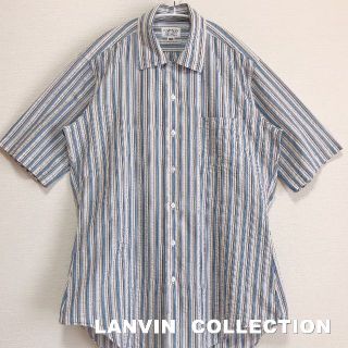 ランバンコレクション(LANVIN COLLECTION)の【LANVIN】ランバン Sur-Mesure オートクチュール シャツ XL(シャツ/ブラウス(半袖/袖なし))