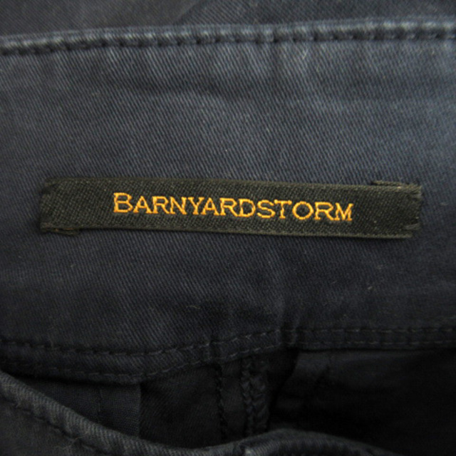 BARNYARDSTORM(バンヤードストーム)のバンヤードストーム ワイドパンツ チノパン ロング丈 無地 0 紺 ネイビー レディースのパンツ(その他)の商品写真
