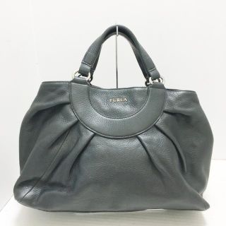 Furla - FURLA(フルラ) トートバッグ - 黒 レザーの通販｜ラクマ