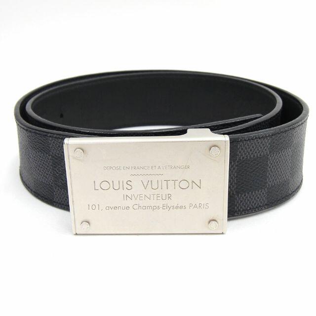 通販 人気】 LOUIS サンチュール ダミエグラフィット ベルト ルイ