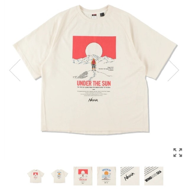 WIND AND SEA ウィンダンシー Tシャツ 幽遊白書 ウォッシュ加工 飛影 クルーネックTシャツ HIEI S/S 22SS ブルー XL トップス カットソー 半袖 【メンズ】