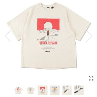 ウィンダンシー(WIND AND SEA)のNANGA WIND AND SEA コラボ S/S 半袖 Tシャツ 白 L(Tシャツ/カットソー(半袖/袖なし))