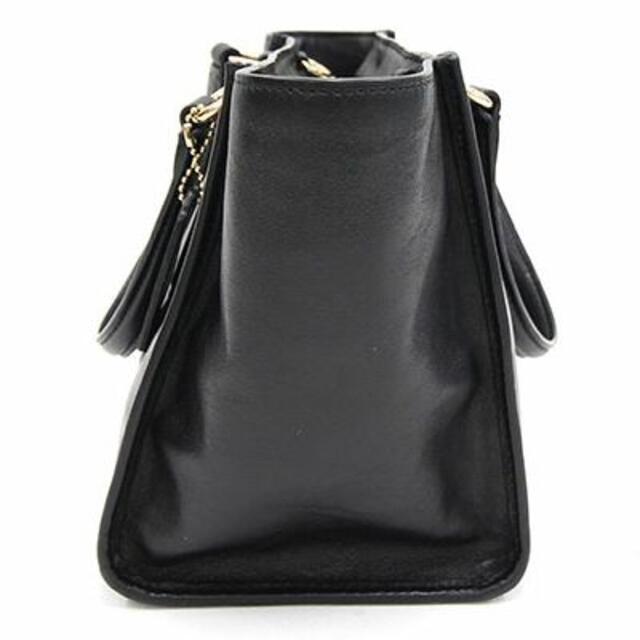 COACH コーチ 2WAYハンドバッグ F1420 ブラック 中古